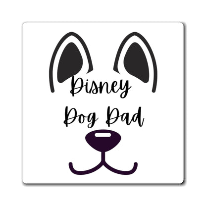 Disney Dog Dad Square Magnets V2