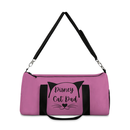 Light Pink Disney Cat Dad Duffel Bag