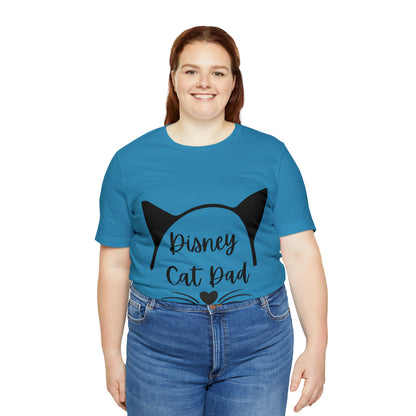 Disney Cat Dad Unisex Jersey Short Sleeve Tee