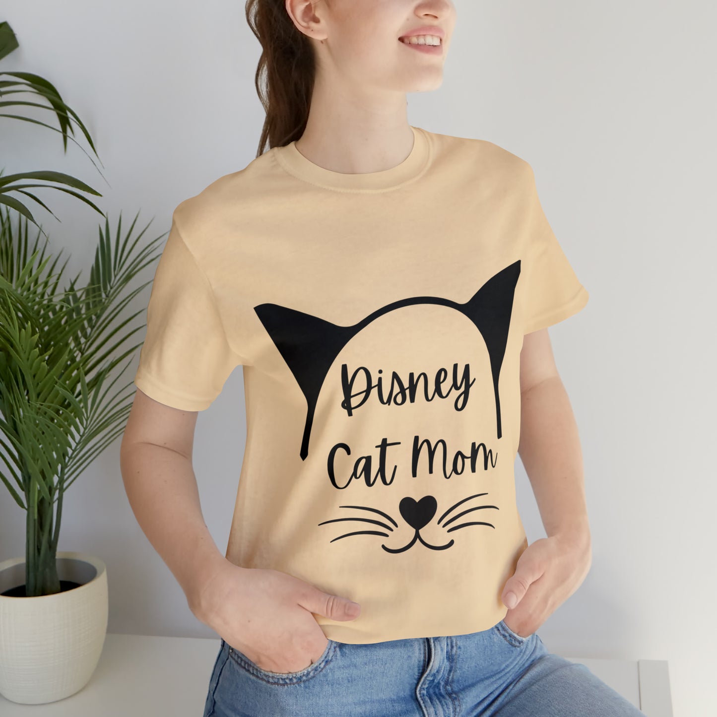 Disney Cat Mom Unisex Jersey Short Sleeve Tee