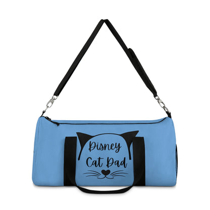 Light Blue Disney Cat Dad Duffel Bag
