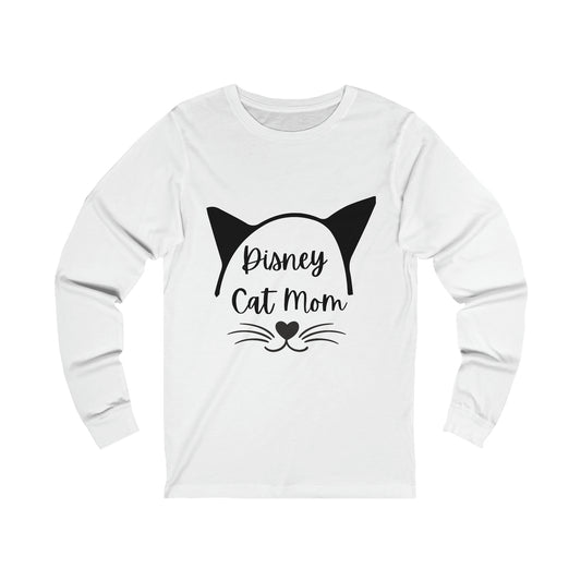 Disney Cat Mom Unisex Jersey Long Sleeve Tee