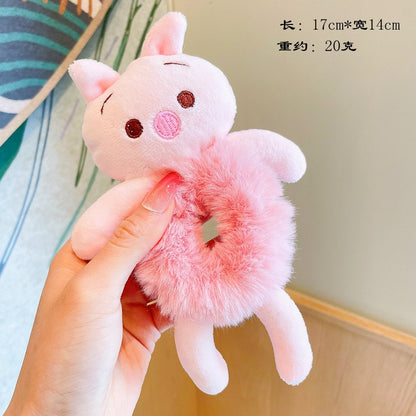 Plush Disney Hair Scrunchies