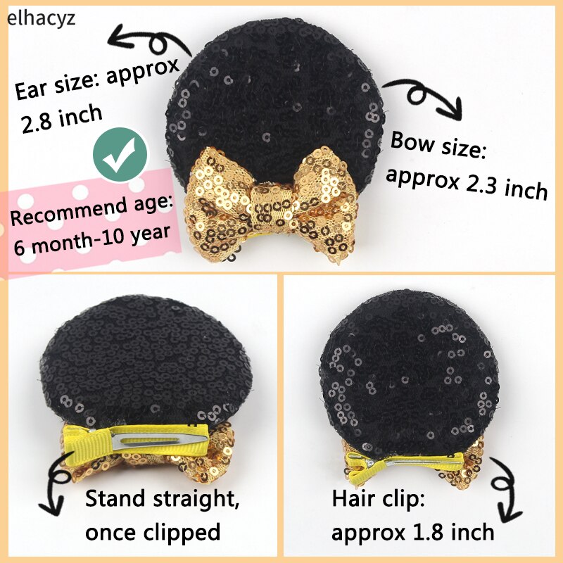 Disney Ears Precious Hair Clips